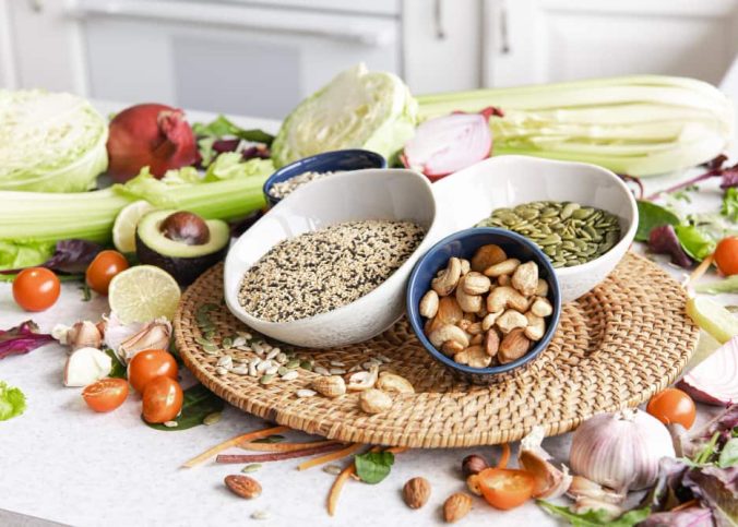 Tipos de grãos naturais para alimentação saudável