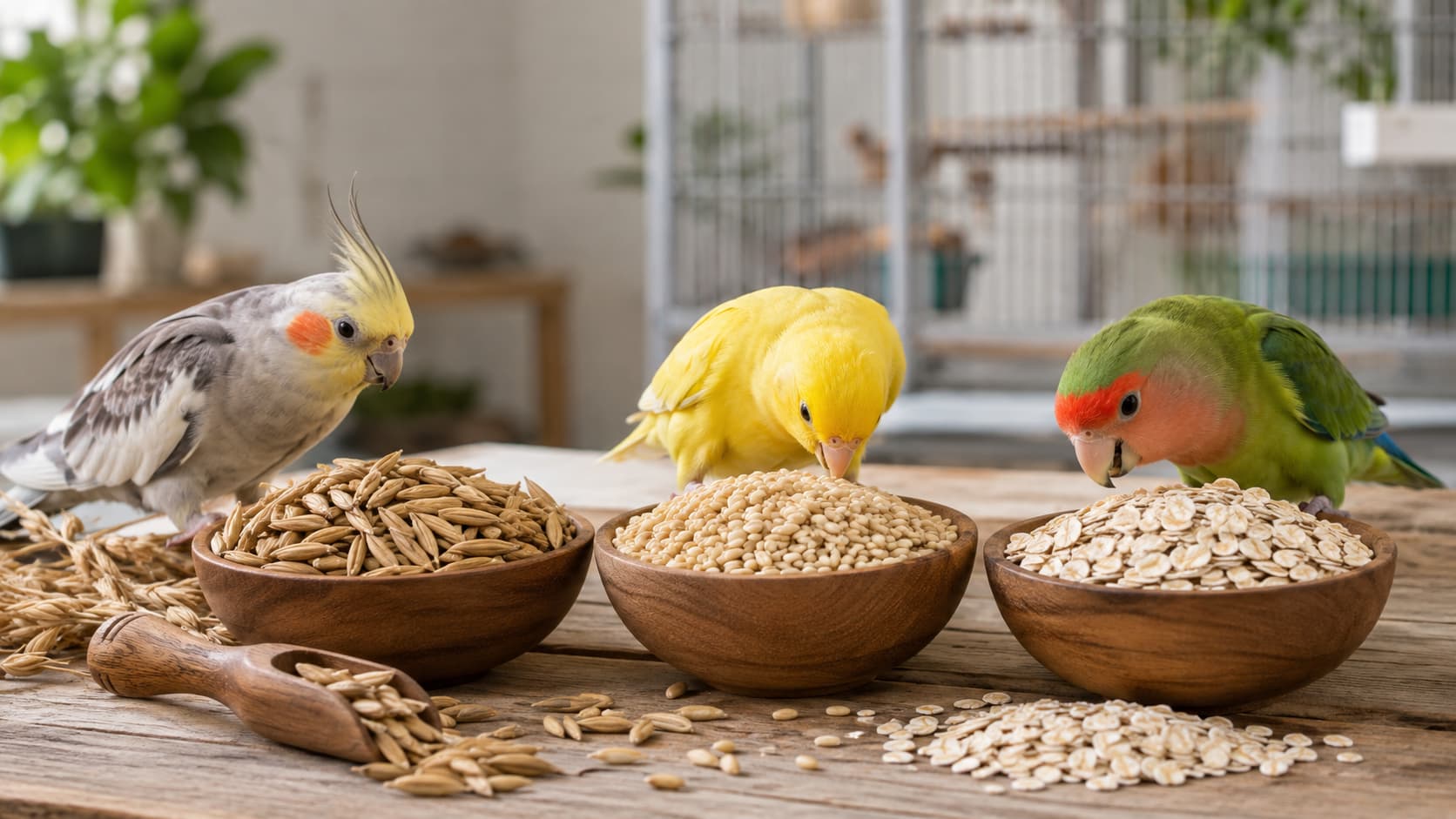 Aveia para pássaros: para que serve na alimentação?