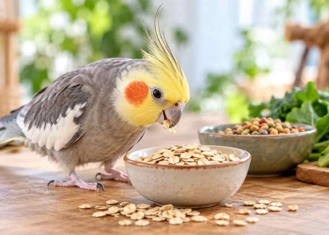 Calopsita pode comer aveia? Dicas de nutrição