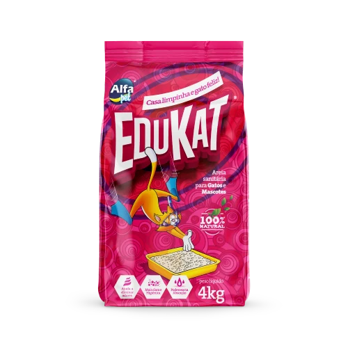 Areia Higiênica Edukat (4kg)