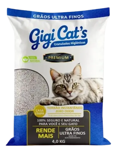 Areia Higiênica Gigi Cat's (4kg)
