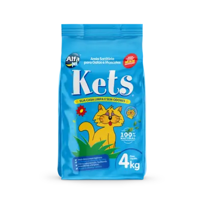 Areia Higiênica Kets (12kg e 4kg)